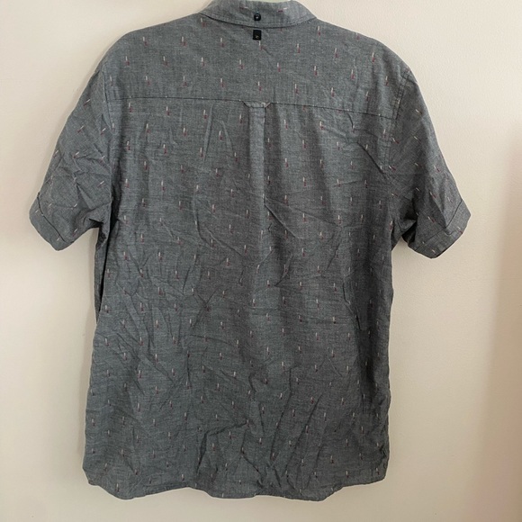 Rip Curl Men’s Button Down Gray Size:L - Picture 3 of 3